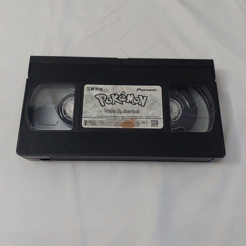 Pokemon Vol. 13: Wake Up Snorlax VHS 2000 Viz Media Vintage Anime Pikachu